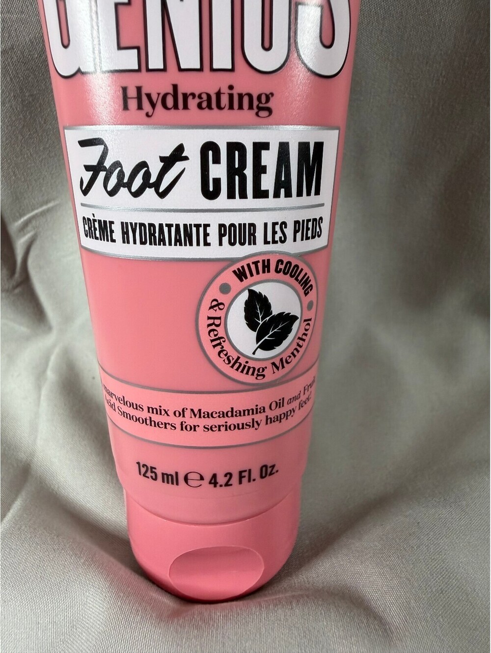 Soap & Glory Genius Hydrating Foot Cream with Cooling & Refreshing Menthol 125ml